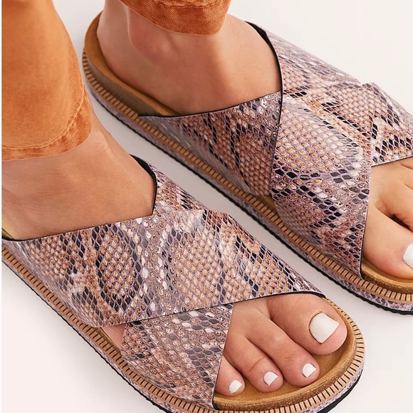 Free People Sidelines Footbed Sandals - Picture 2 of 7